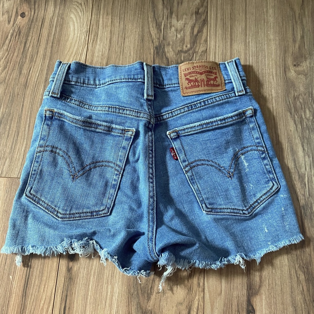 Ultra High Rise Levi Shorts 24